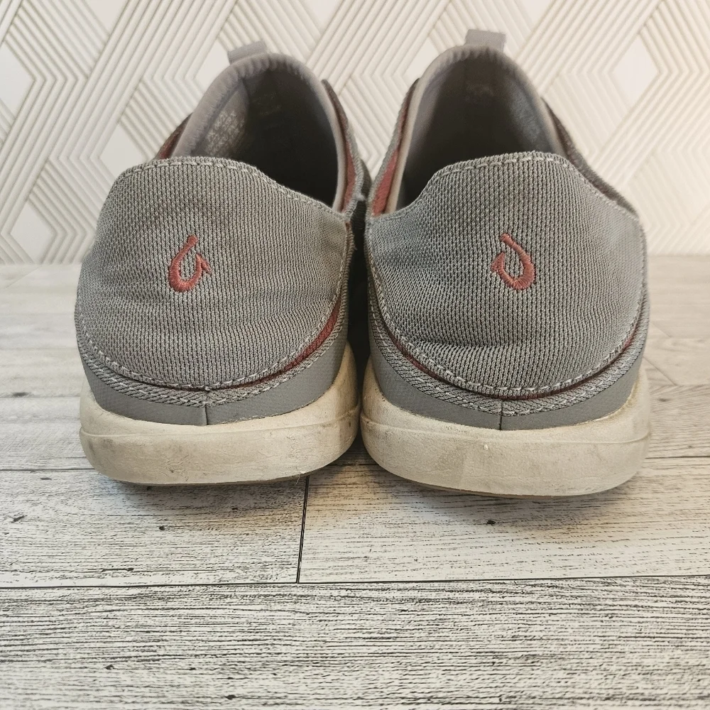 Olukai Men's Moku Pae Sneaker Gray Size 12M